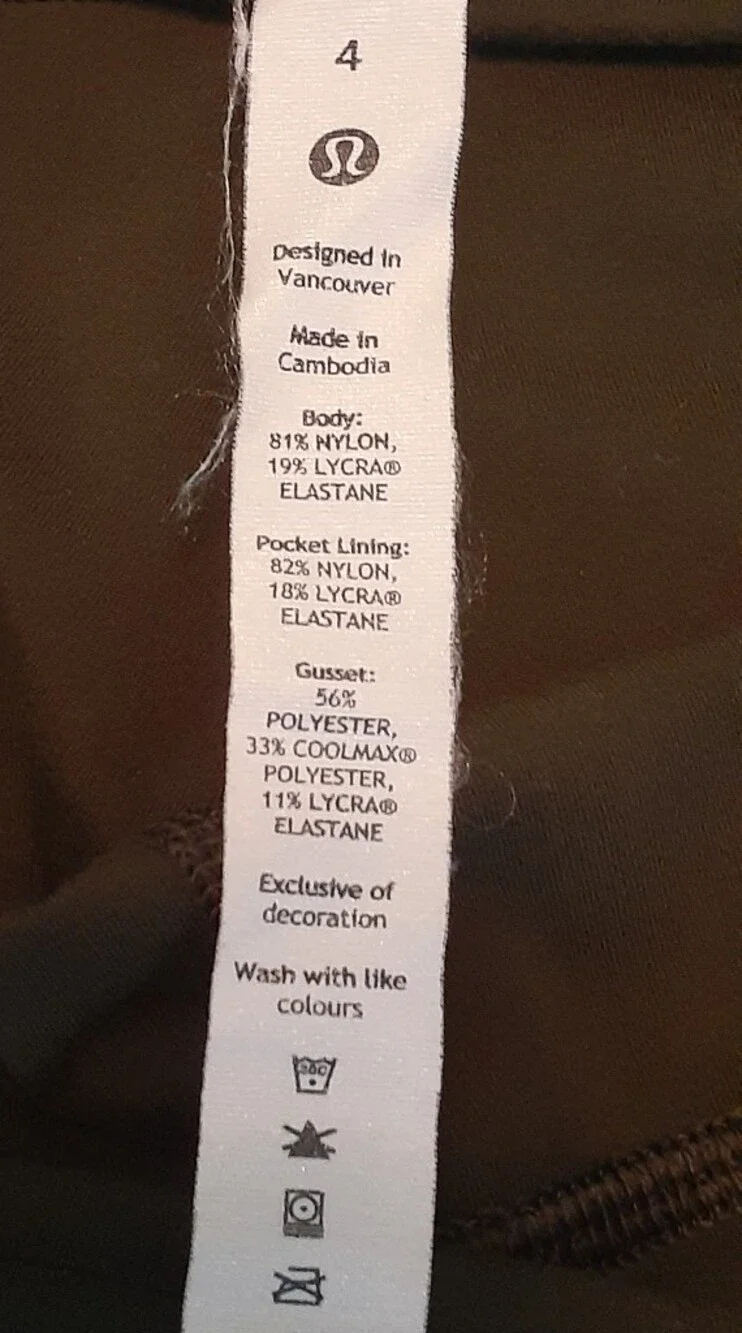 lululemon athletica high rise